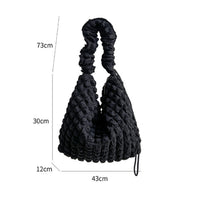 ポップコーンバッグ バッグ ぽこぽこ ショルダーA4サイズ 内ポケット ネコポス