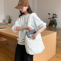 ポップコーンバッグ バッグ ぽこぽこ ショルダーA4サイズ 内ポケット ネコポス