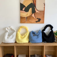 ポップコーンバッグ バッグ ぽこぽこ ショルダーA4サイズ 内ポケット ネコポス