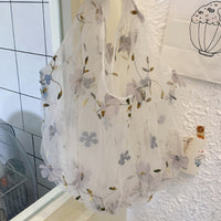 チュールバッグ レディースバッグ シースルー フラワー 刺繍 チュール エコバッグ ネコポス