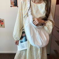 ショルダーバッグ 餃子バッグ レディース キルティング 内ポケット付 ショルダー ネコポス