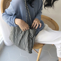 レディーストートバッグ エコバッグ チェック柄 ギンガムチェック ネコポス