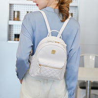 リュックサック キルティング レディース ミニリュック 内ポケット付 バッグ リボン 量産型 地雷系