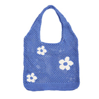 レディース メッシュバッグ メッシュ クロシェトート トートバッグ サマー 花柄 うちわサイズ オタ活 ネコポス