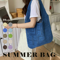 レディースバッグ メッシュ クロシェ トート 肩掛けうちわサイズ オタ活 ネコポス