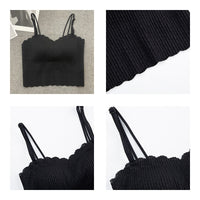 カップ付きキャミソール キャミソール タンクトップ ブラトップ レース インナー ネコポス