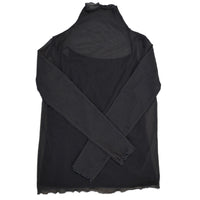 レース シアートップス ハイネック レースインナー インナー フリル 長袖 重ね着 ネコポス