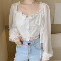 レーストップス レディースカーディガン シアートップス トップス カーディガン 長袖 ネコポス