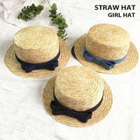 キッズ 麦わら帽子 ストローハット