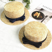 キッズ 麦わら帽子 ストローハット