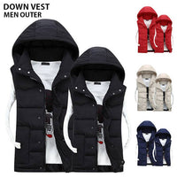 メンズ アウター 中綿ダウンベスト