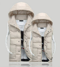 メンズ アウター 中綿ダウンベスト