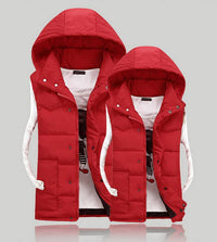 メンズ アウター 中綿ダウンベスト