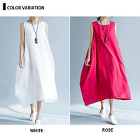 ノースリーブリネンワンピース ネコポス