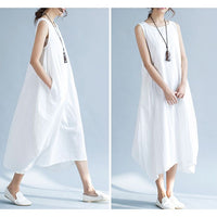 ノースリーブリネンワンピース ネコポス