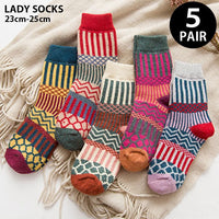 レディース 靴下 ソックス 5足セット ネコポス