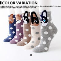 レディース 靴下 ソックス 5足セット ネコポス