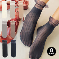 レディース 靴下 ソックス 8足セット ネコポス