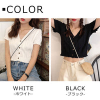 半袖ニットカーディガン ネコポス