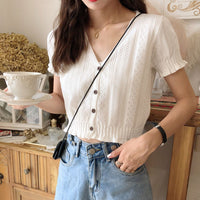 半袖ニットカーディガン ネコポス