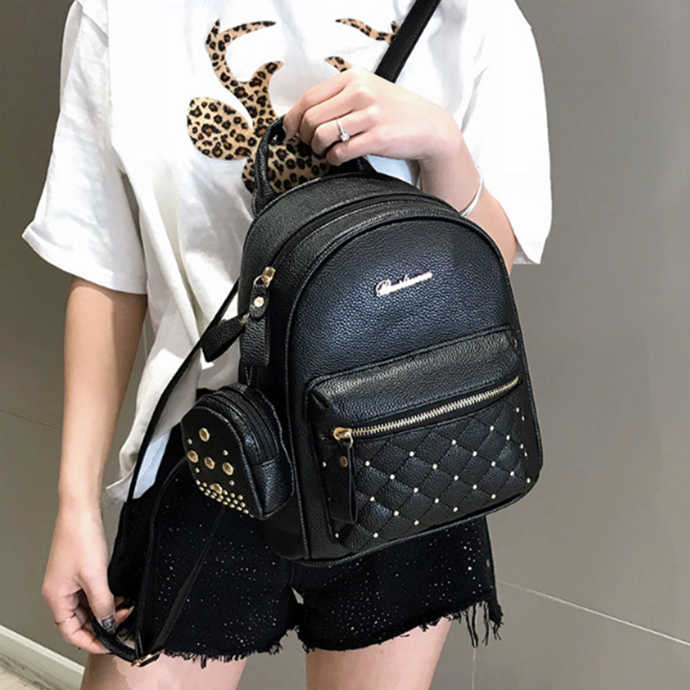 新品♥キルティング レザー ミニ リュック】バッグ カバン 量産