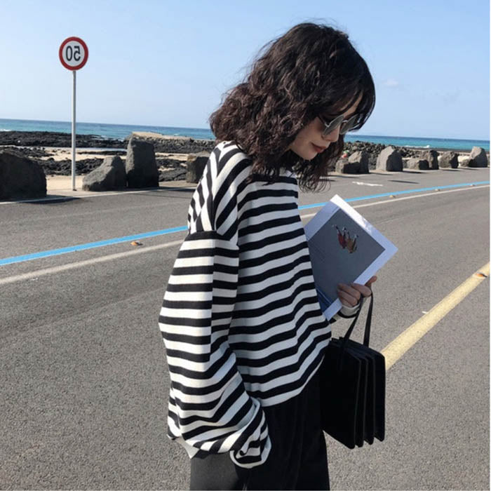 長袖カットソー ゆったりシルエット プチプラ ネコポス